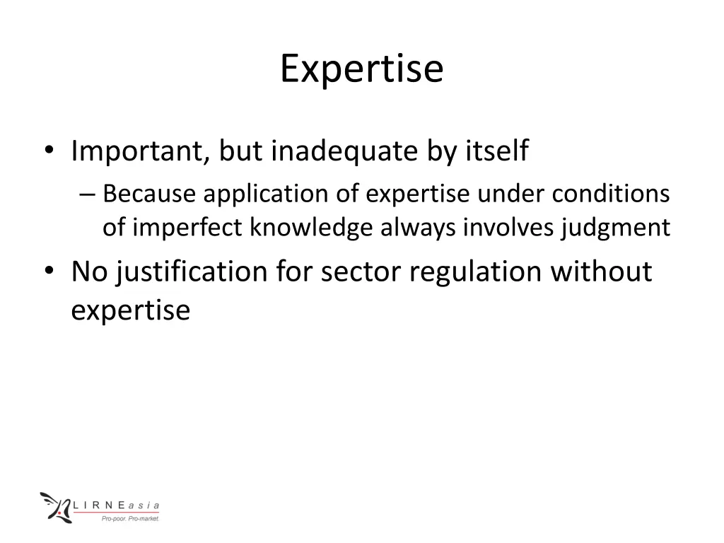 expertise