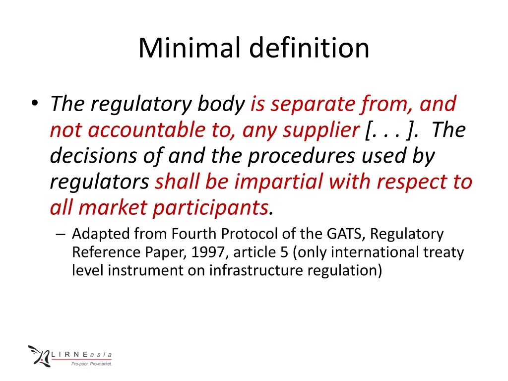 minimal definition