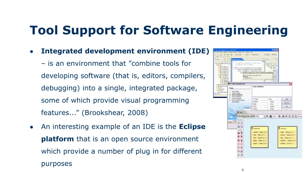 tool support for software engineering