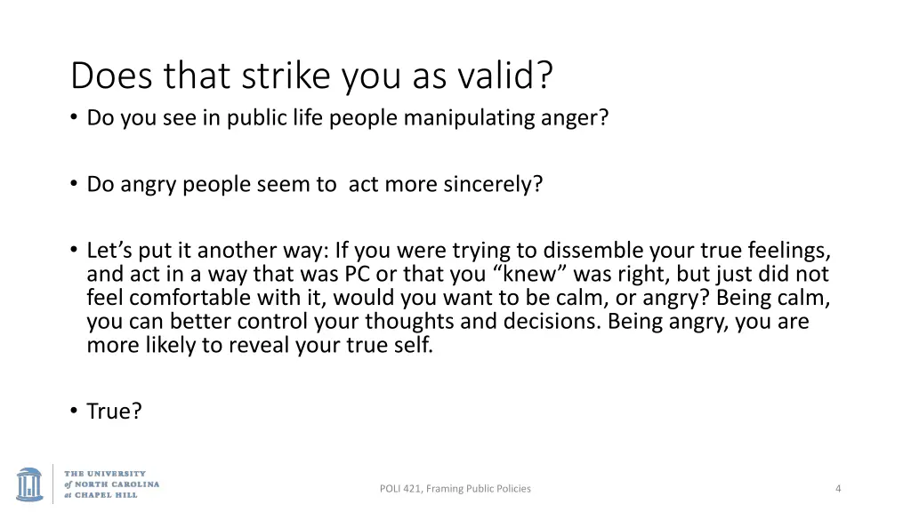 does that strike you as valid