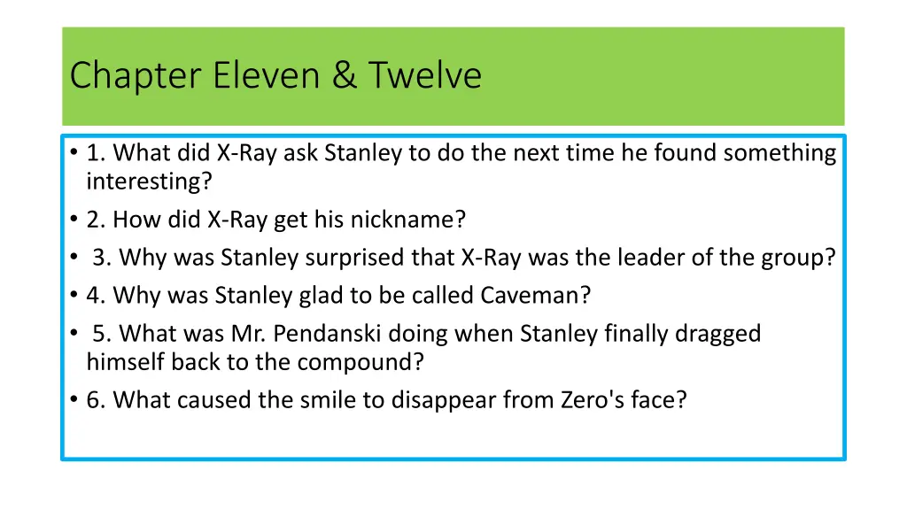 chapter eleven twelve