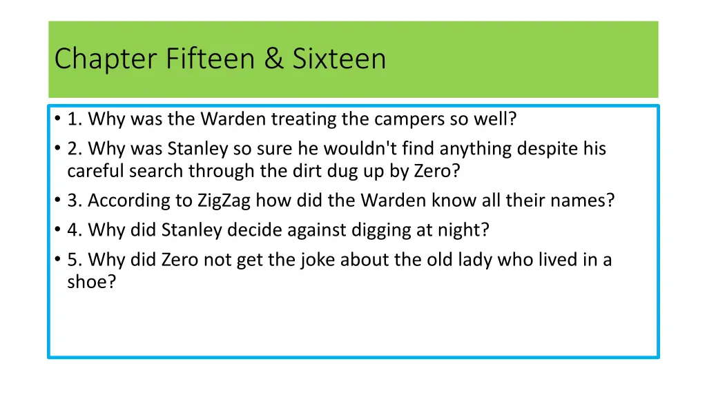 chapter fifteen sixteen