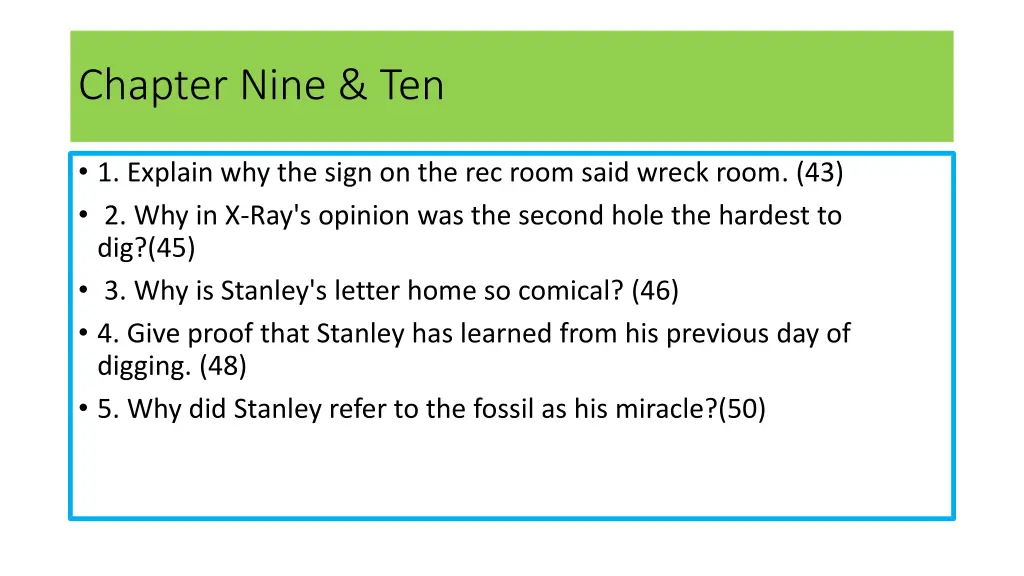 chapter nine ten