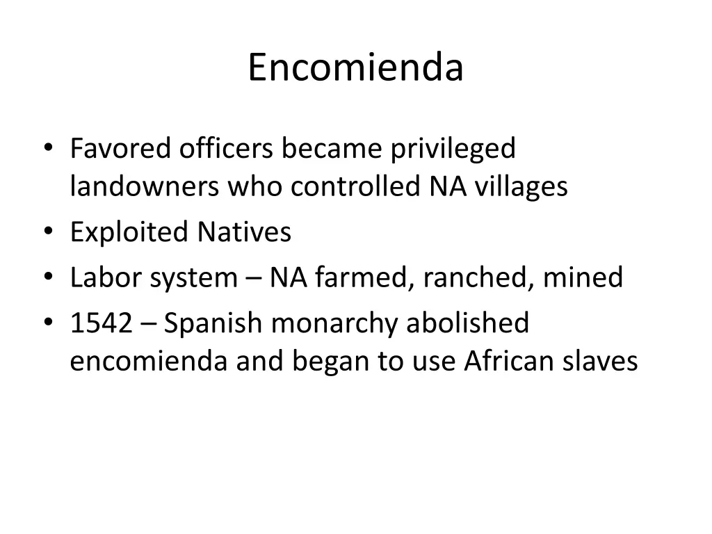 encomienda