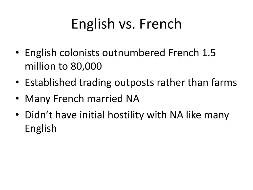english vs french