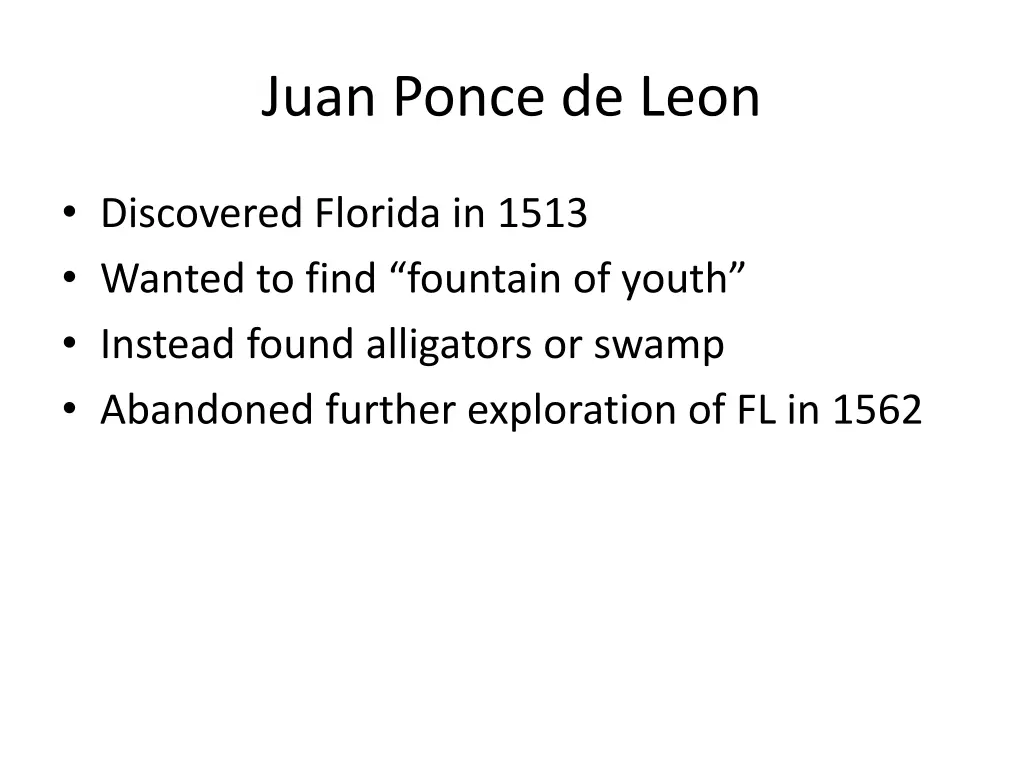 juan ponce de leon