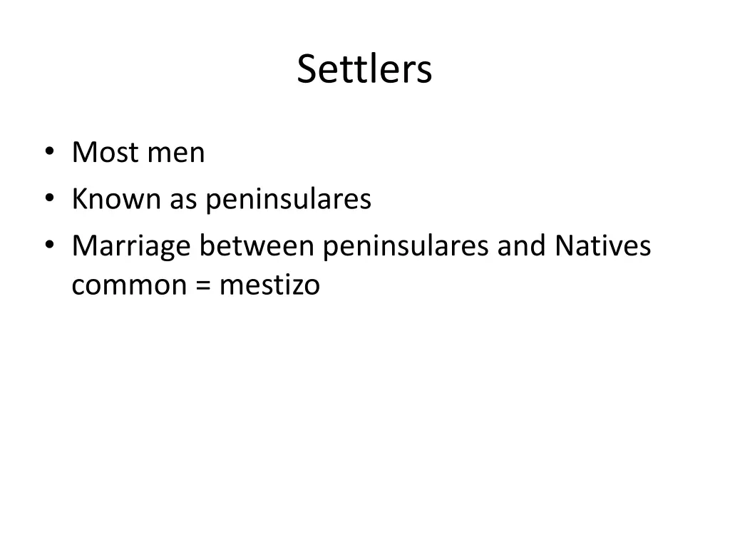 settlers
