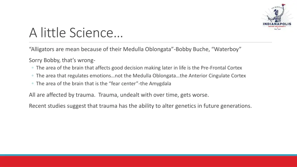 a little science