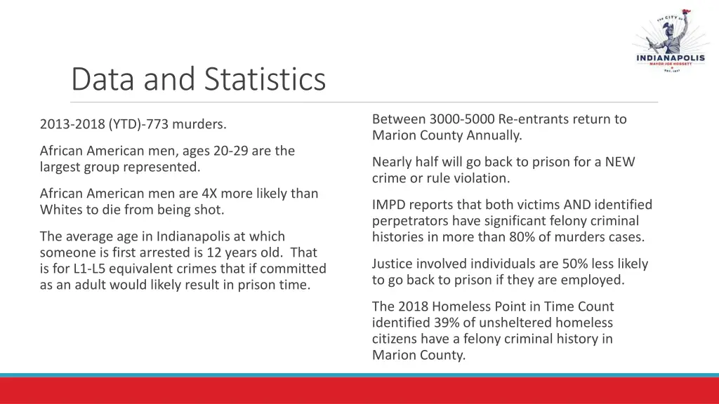 data and statistics