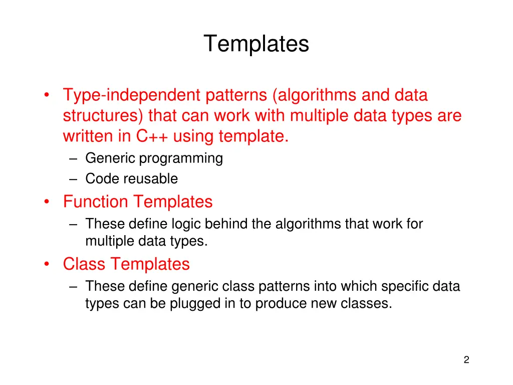 templates
