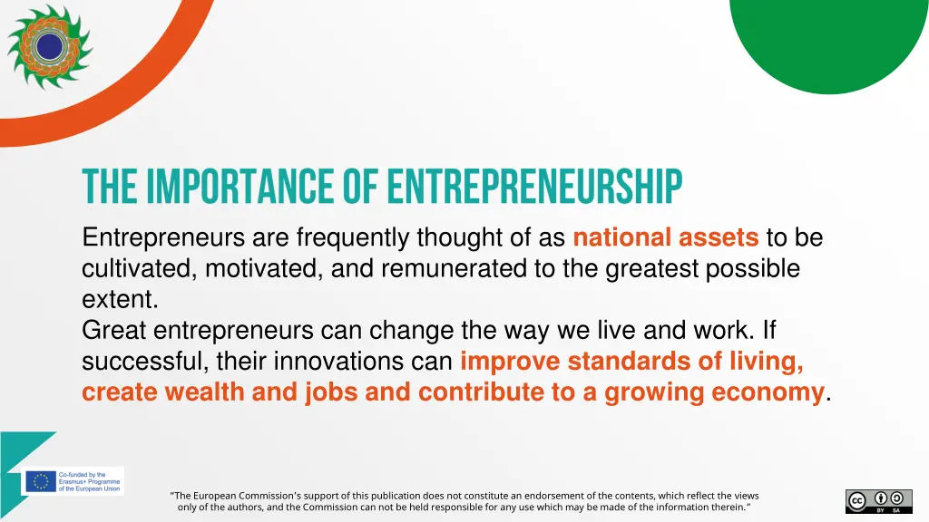 entrepreneurs are frequently thought