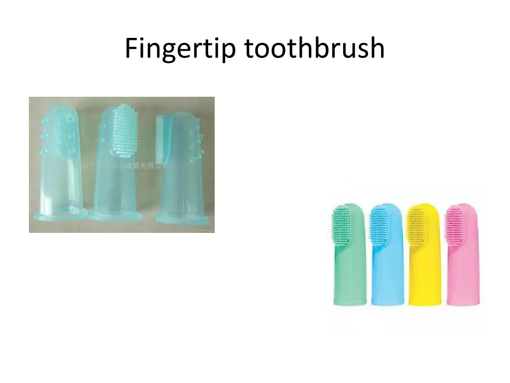 fingertip toothbrush