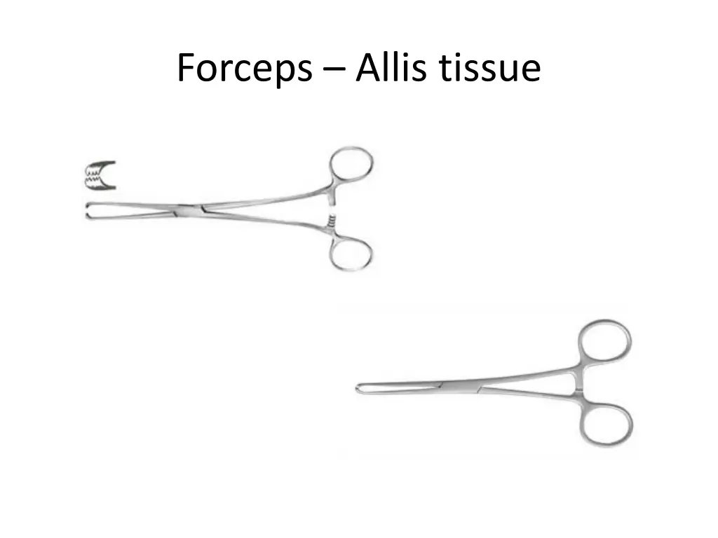 forceps allis tissue