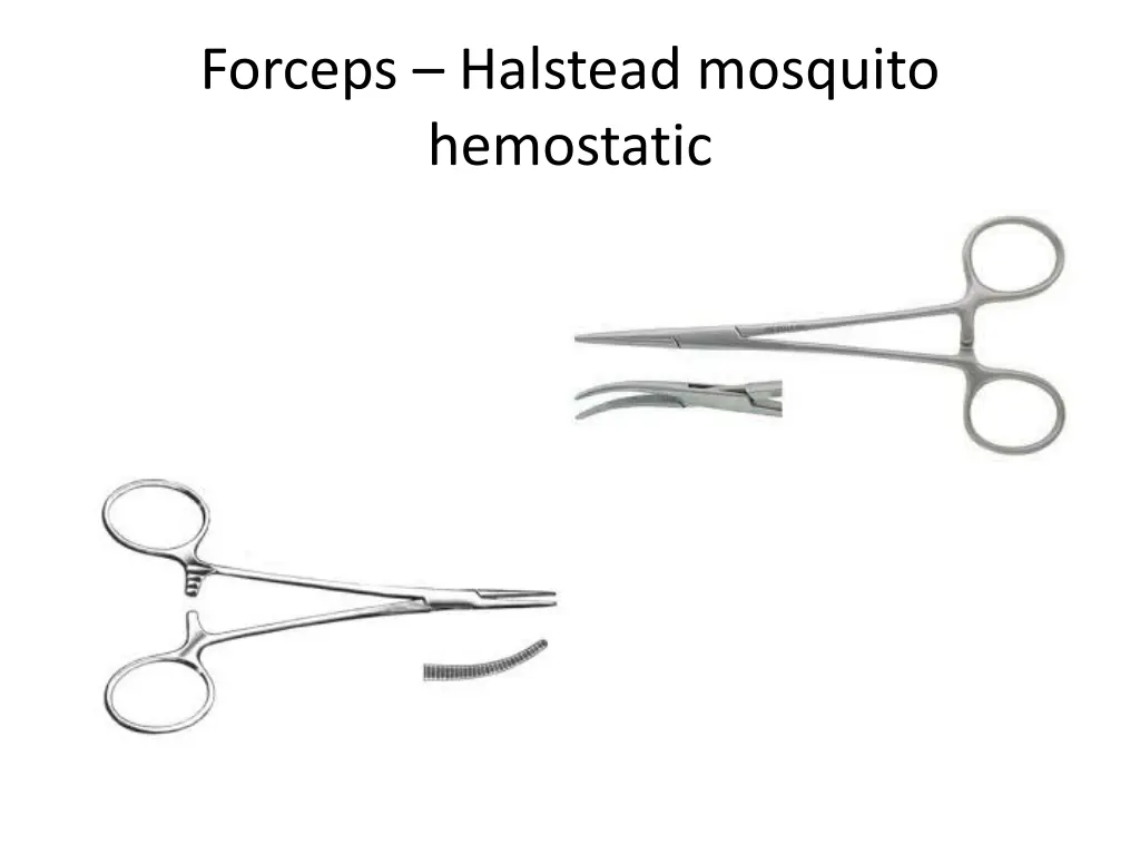 forceps halstead mosquito hemostatic