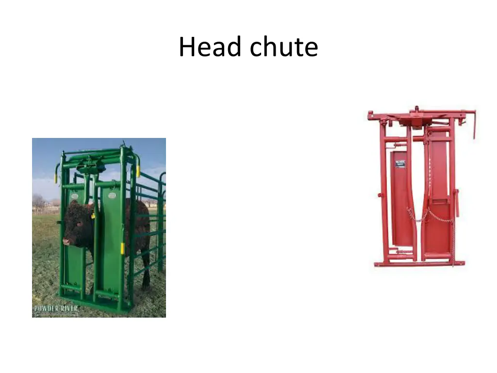 head chute