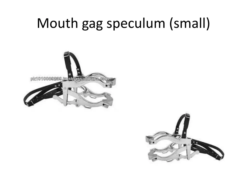 mouth gag speculum small