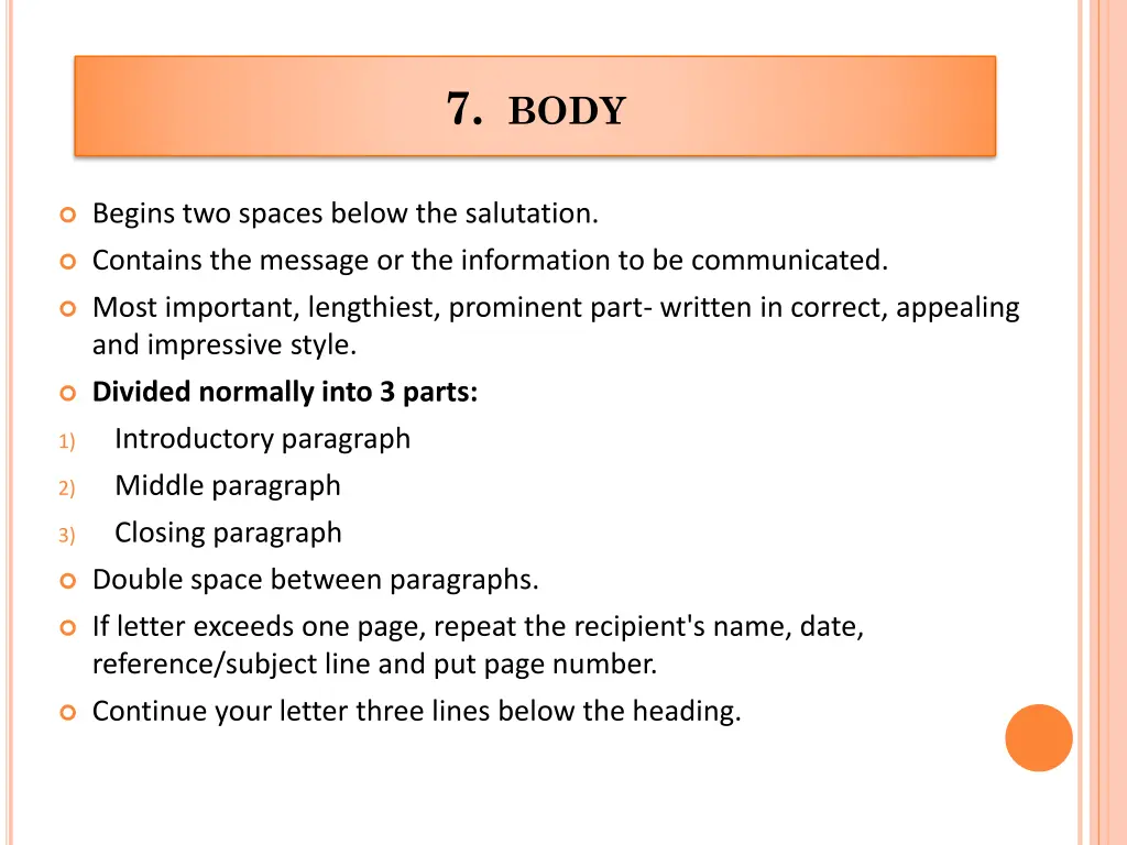 7 body