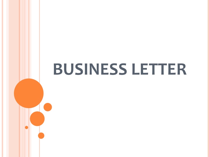 business letter