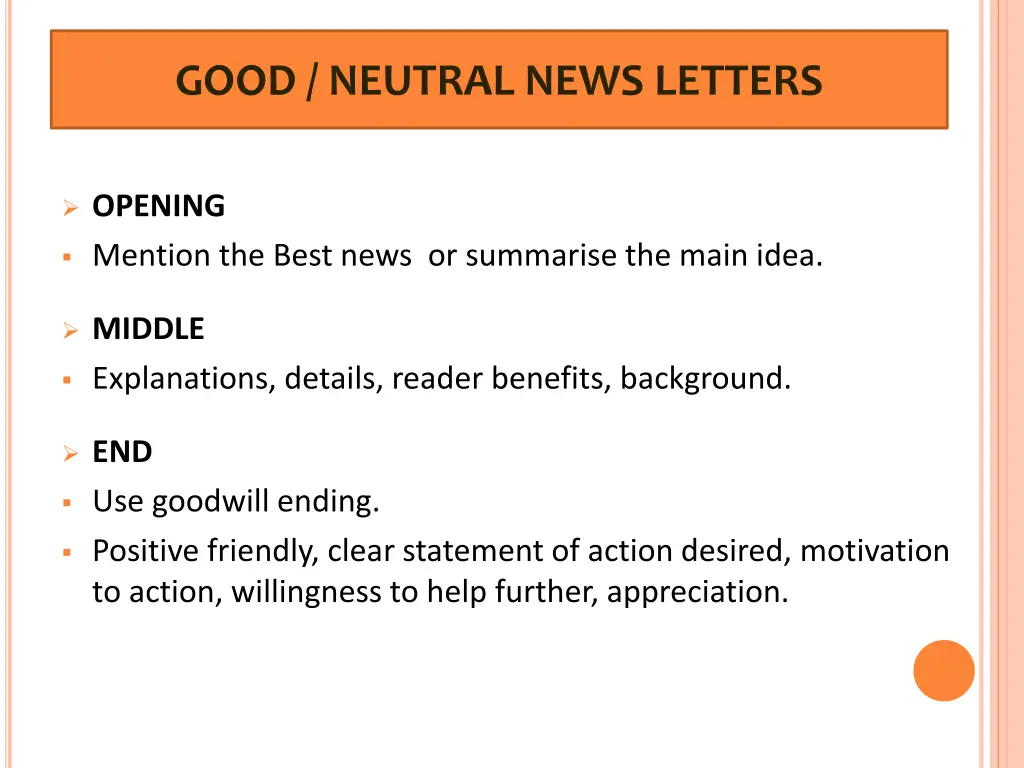 good neutral news letters