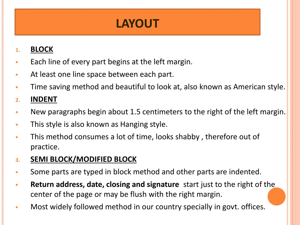 layout