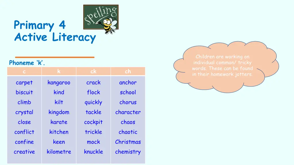 primary 4 active literacy