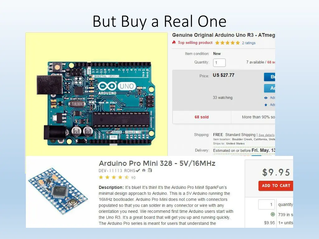but buy a real one