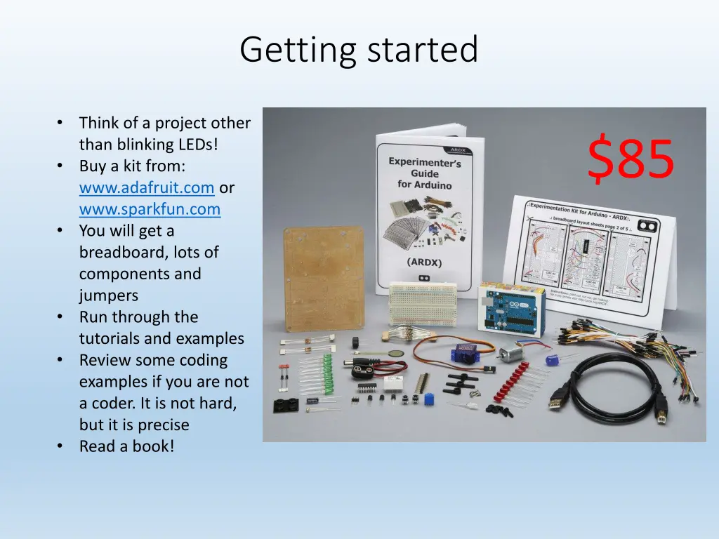 getting started