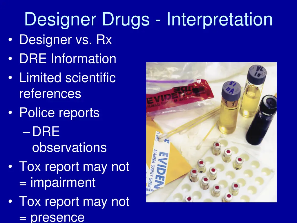 designer drugs interpretation designer