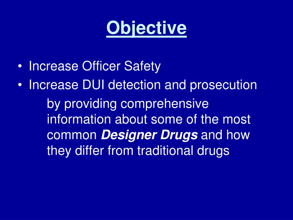 objective
