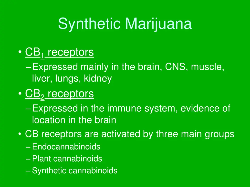 synthetic marijuana