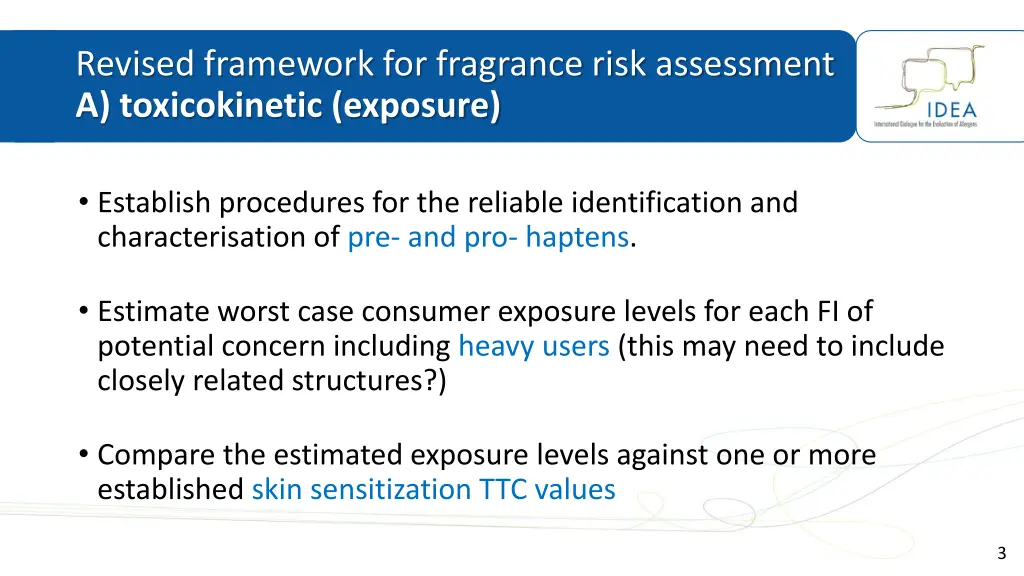 revised framework for fragrance risk assessment