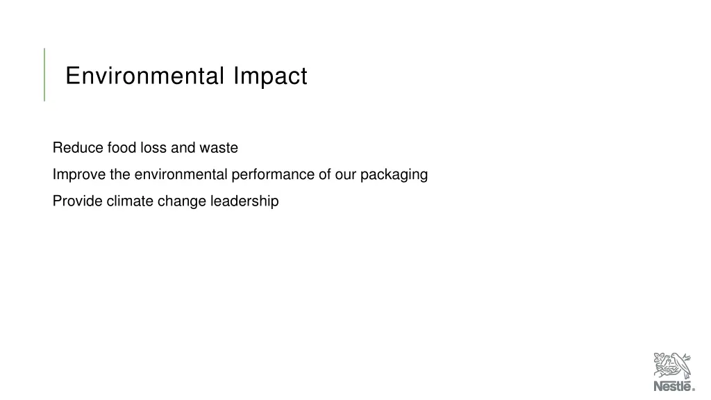 environmental impact