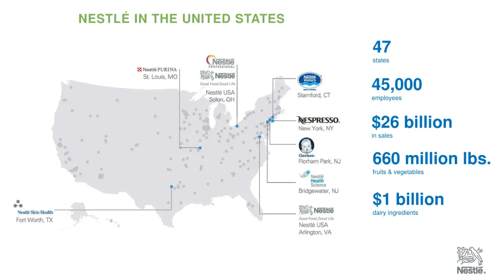 nestl in the united states