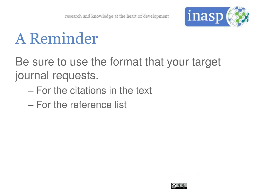 a reminder