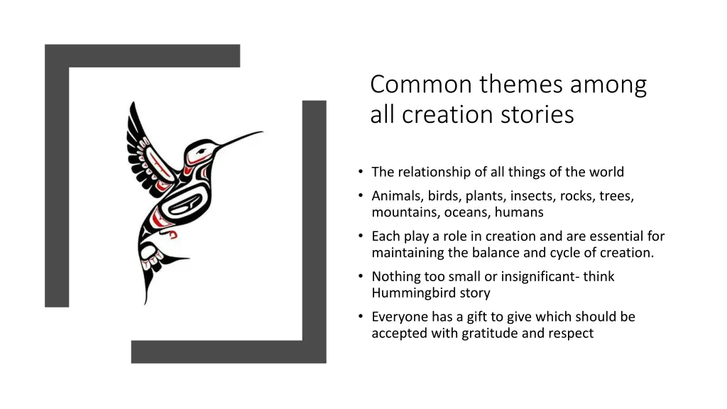 common themes among all creation stories