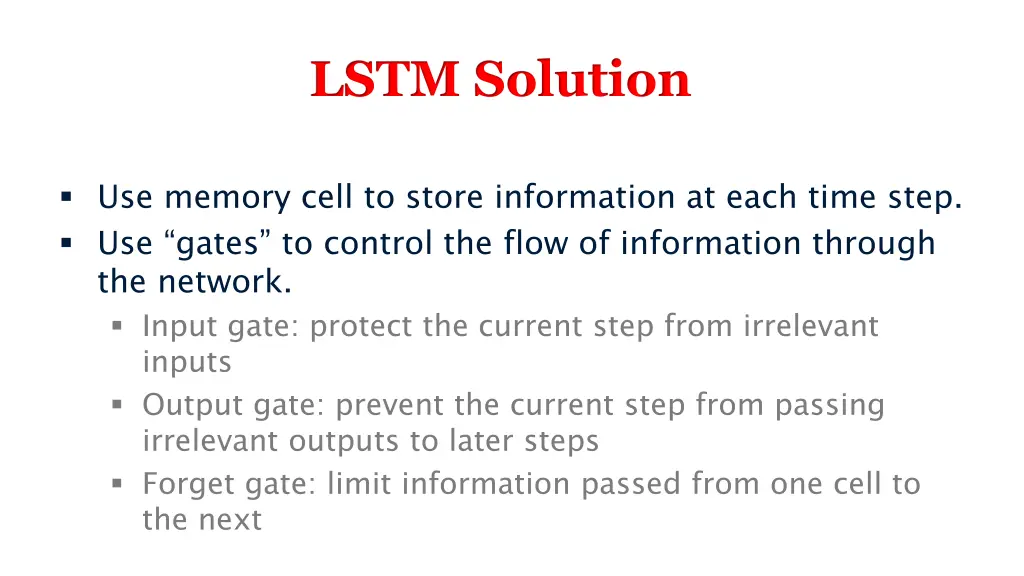 lstm solution