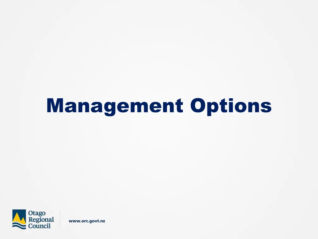 management options