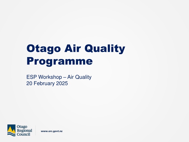 otago air quality programme
