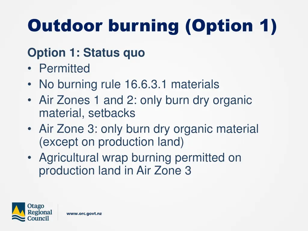outdoor burning option 1