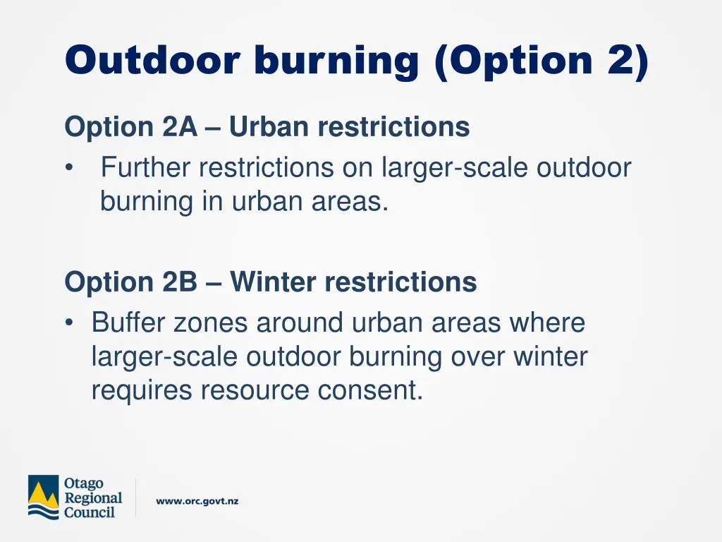 outdoor burning option 2