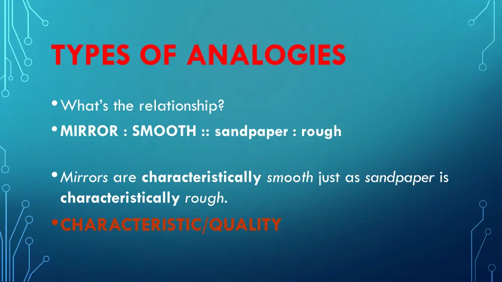 types of analogies 2