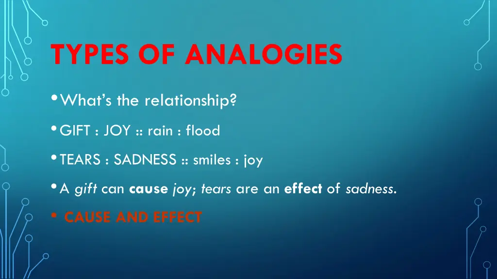 types of analogies 4