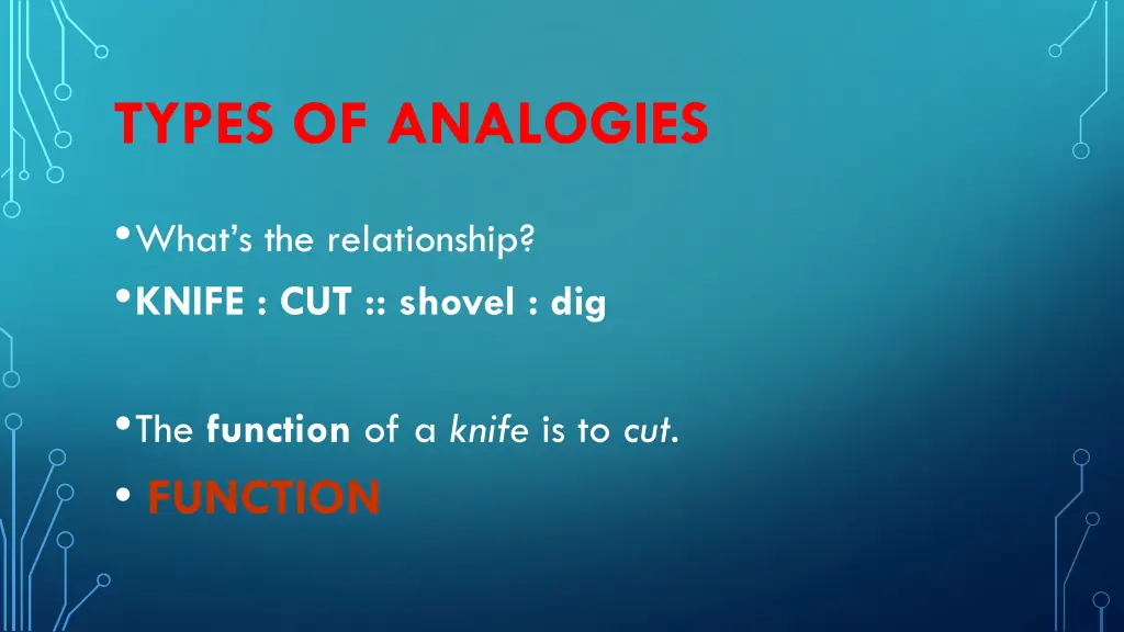 types of analogies 5