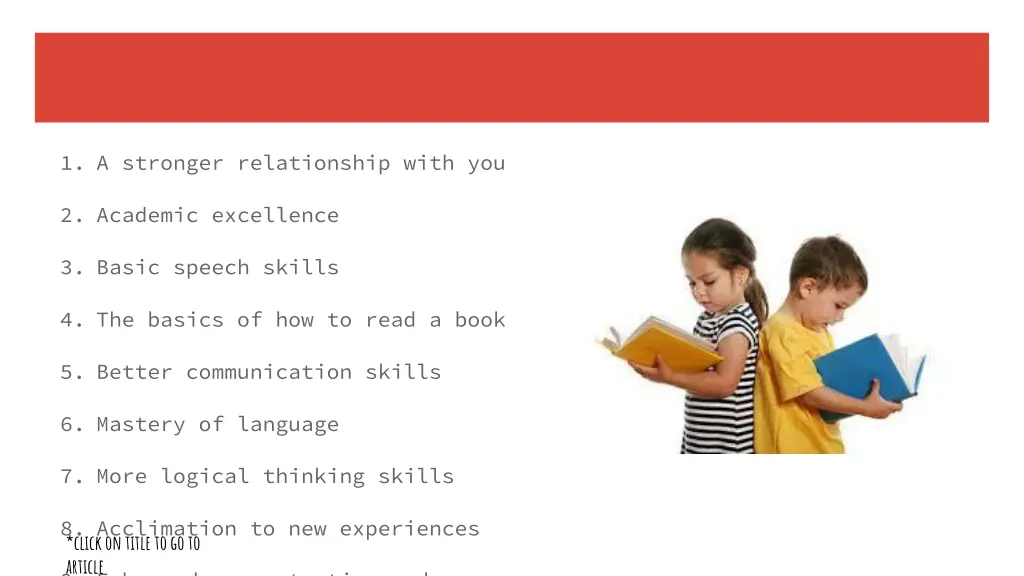 10 reasons to read