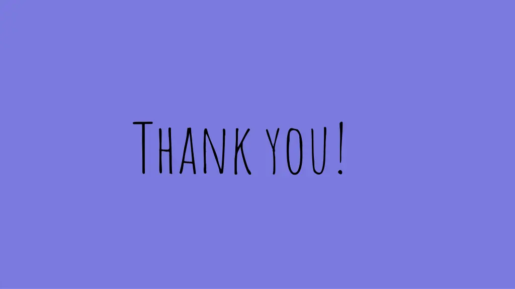 thank you