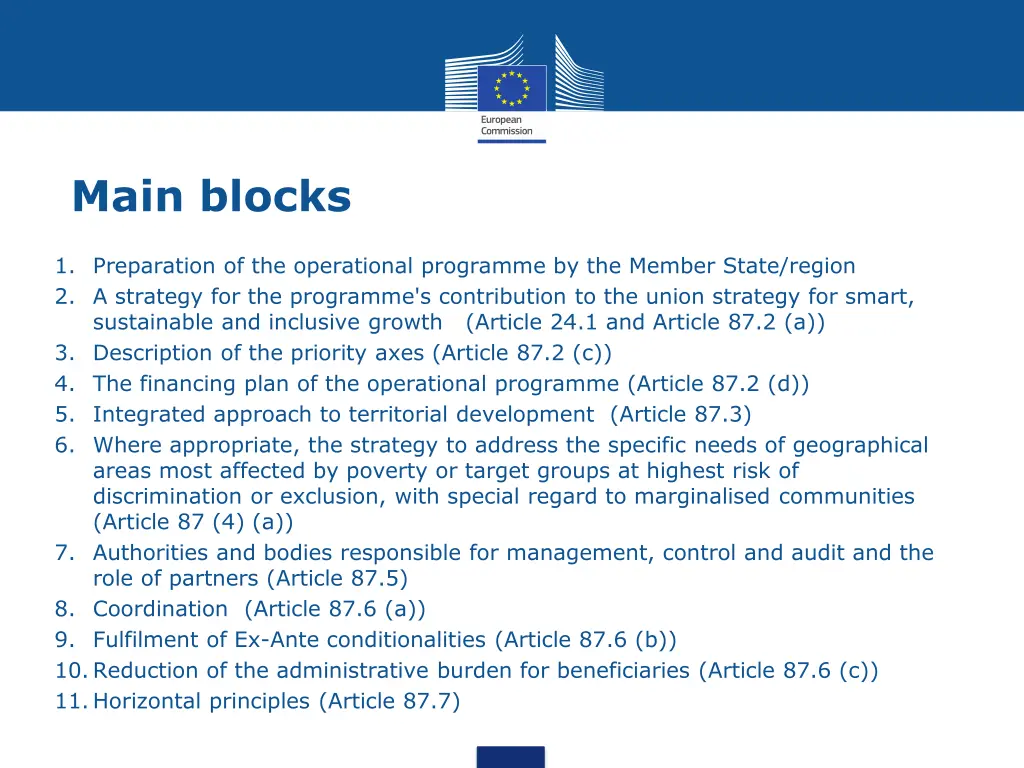 main blocks 1