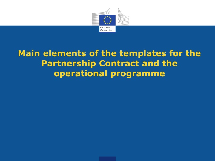 main elements of the templates