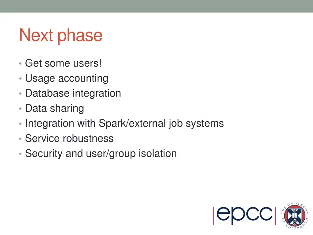 next phase