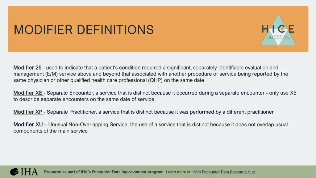 modifier definitions