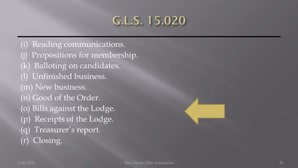 i reading communications j propositions